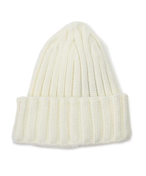 LEUCHTFEUER（ロイフトフォイヤー）の「LEUCHTFEUER / リブ ワッチキャップ 15SS（ニットキャップ/ビーニー・レディース・ナチュラル/グレー/ネイビー・ONE SIZE）」の7枚目の写真