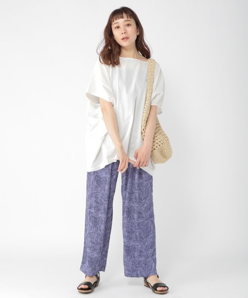 studio CLIP（スタディオクリップ）の「ナチュラルコクーンTシャツブラウス（シャツ/ブラウス・レディース・ライトベージュ/オフホワイト/カーキ/スモーク/ライトグリーン・FREE）」の18枚目の写真