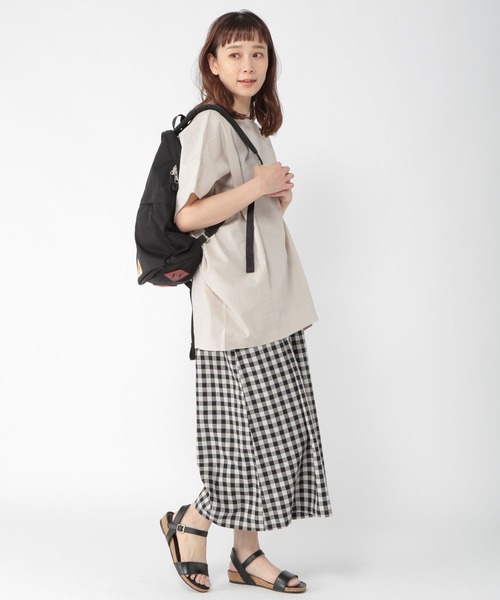 studio CLIP（スタディオクリップ）の「ナチュラルコクーンTシャツブラウス（シャツ/ブラウス・レディース・ライトベージュ/オフホワイト/カーキ/スモーク/ライトグリーン・FREE）」の16枚目の写真