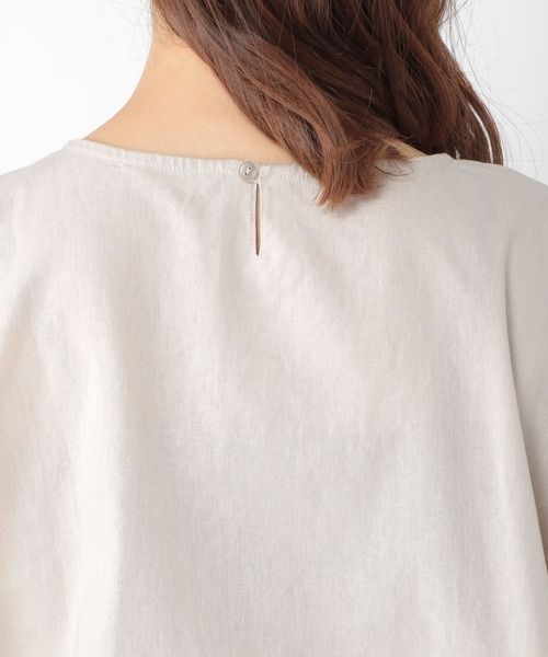 studio CLIP（スタディオクリップ）の「ナチュラルコクーンTシャツブラウス（シャツ/ブラウス・レディース・ライトベージュ/オフホワイト/カーキ/スモーク/ライトグリーン・FREE）」の21枚目の写真