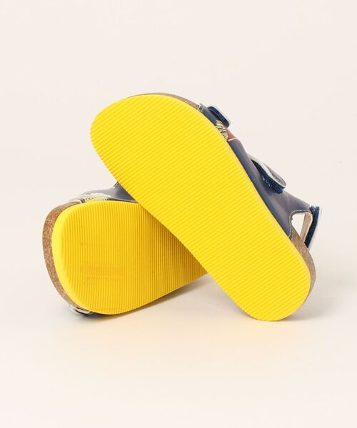 BENETTON (UNITED COLORS OF BENETTON)（ベネトンユナイテッドカラーズオブベネトン）の「キッズ総柄バックストラップサンダルB（サンダル・キッズ・ネイビー/グリーン系その他・29/28/27）」の4枚目の写真