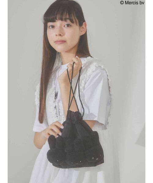 merry jenny（メリージェニー）の「miffyならんだポシェット（ハンドバッグ・レディース・アイボリー/ブラック・FREE）」の8枚目の写真