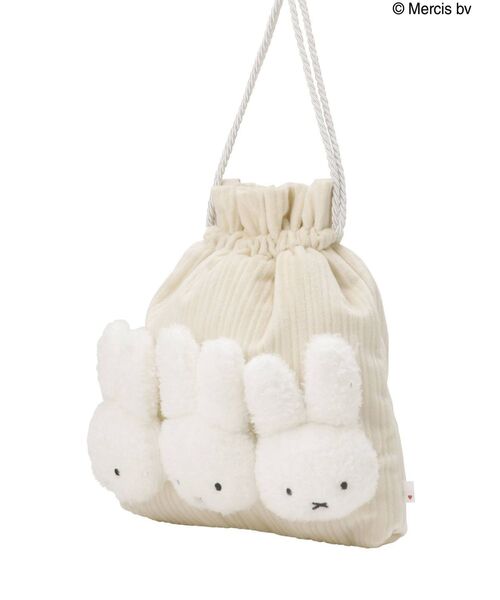 merry jenny（メリージェニー）の「miffyならんだポシェット（ハンドバッグ・レディース・アイボリー/ブラック・FREE）」の9枚目の写真