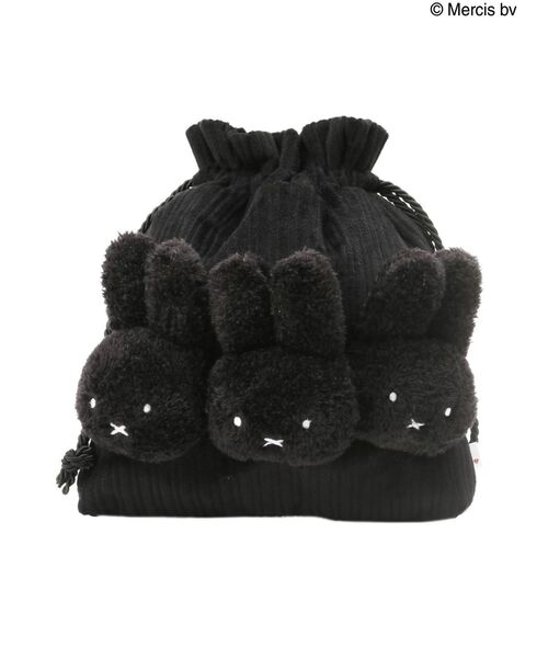 merry jenny（メリージェニー）の「miffyならんだポシェット（ハンドバッグ・レディース・アイボリー/ブラック・FREE）」の6枚目の写真