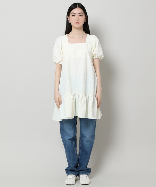 ALAND（エーランド）の「3.3Field Trip／スクエアネックワンピース　2297711（ワンピース・レディース・ブラック/アイボリー・FREE）」の11枚目の写真