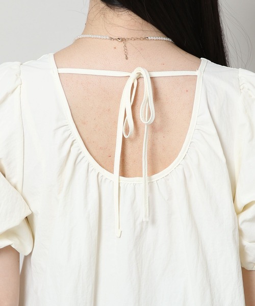 ALAND（エーランド）の「3.3Field Trip／スクエアネックワンピース　2297711（ワンピース・レディース・ブラック/アイボリー・FREE）」の8枚目の写真