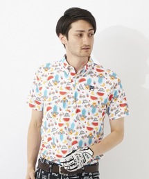 【FILA GOLF:フィラゴルフ】メンズ 半袖シャツ UVカット 吸汗速乾