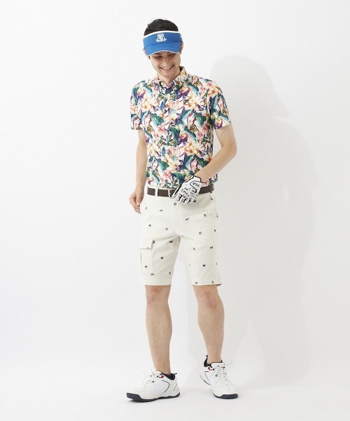 FILA GOLF（フィラゴルフ ）の「【FILA GOLF:フィラゴルフ】メンズ 半袖シャツ UVカット 吸汗速乾（シャツ/ブラウス・メンズ・ホワイト/ネイビー/ブルー/オレンジ・MEDIUM/LARGE/X-LARGE）」の20枚目の写真