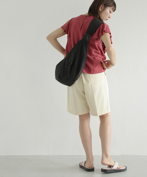 Crisp（クリスプ）の「ラインレースラッフルブラウス（シャツ/ブラウス・レディース・グレー/ピンク・FREE）」の13枚目の写真