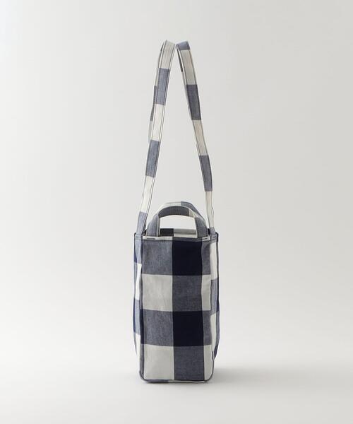 Steven Alan(スティーブンアラン)の「<AMIACALVA>CHECK BAG SMALL/ショルダーバッグ(ショルダーバッグ・レディース・ネイビー・FREE)」の1枚目の写真