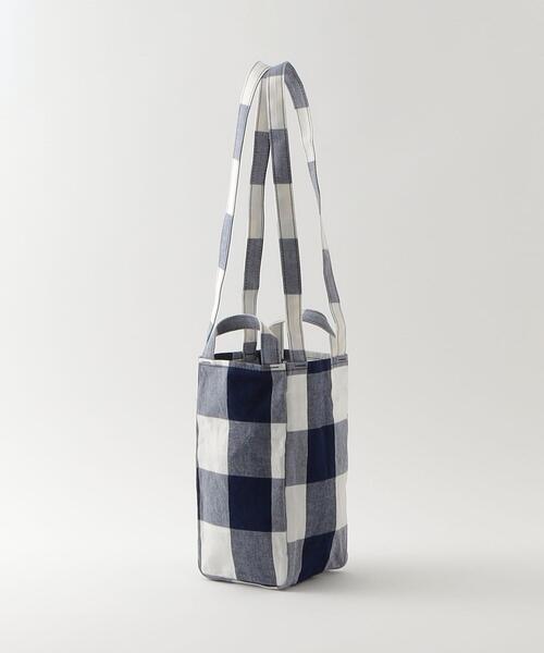 Steven Alan(スティーブンアラン)の「<AMIACALVA>CHECK BAG SMALL/ショルダーバッグ(ショルダーバッグ・レディース・ネイビー・FREE)」の2枚目の写真