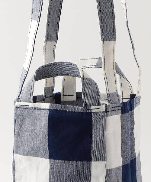 Steven Alan(スティーブンアラン)の「<AMIACALVA>CHECK BAG SMALL/ショルダーバッグ(ショルダーバッグ・レディース・ネイビー・FREE)」の7枚目の写真