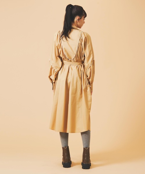 MILKFED.（ミルクフェド）の「WESTERN SHIRT DRESS（ワンピース・レディース・ブラック/ベージュ/ネイビー・ONE SIZE）」の12枚目の写真