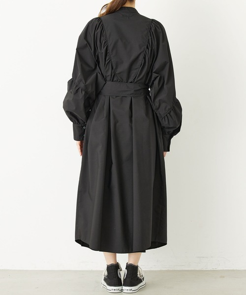 MILKFED.（ミルクフェド）の「WESTERN SHIRT DRESS（ワンピース・レディース・ブラック/ベージュ/ネイビー・ONE SIZE）」の10枚目の写真