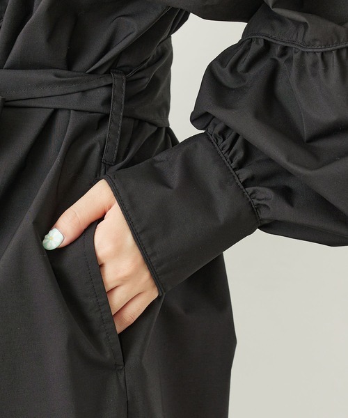 MILKFED.（ミルクフェド）の「WESTERN SHIRT DRESS（ワンピース・レディース・ブラック/ベージュ/ネイビー・ONE SIZE）」の13枚目の写真