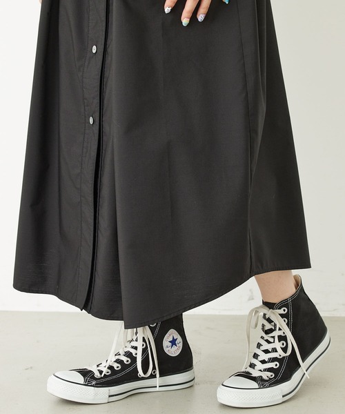 MILKFED.（ミルクフェド）の「WESTERN SHIRT DRESS（ワンピース・レディース・ブラック/ベージュ/ネイビー・ONE SIZE）」の9枚目の写真