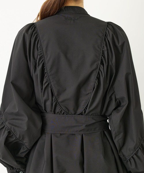 MILKFED.（ミルクフェド）の「WESTERN SHIRT DRESS（ワンピース・レディース・ブラック/ベージュ/ネイビー・ONE SIZE）」の5枚目の写真