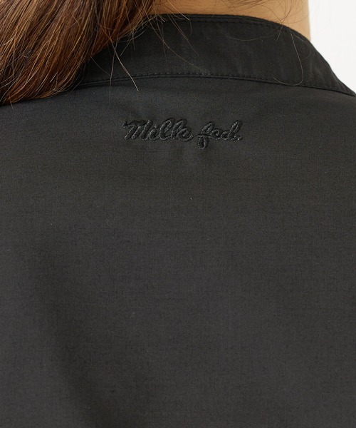 MILKFED.（ミルクフェド）の「WESTERN SHIRT DRESS（ワンピース・レディース・ブラック/ベージュ/ネイビー・ONE SIZE）」の7枚目の写真