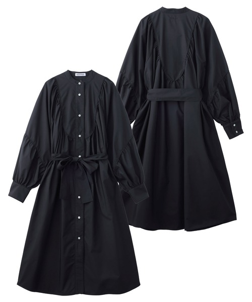 MILKFED.（ミルクフェド）の「WESTERN SHIRT DRESS（ワンピース・レディース・ブラック/ベージュ/ネイビー・ONE SIZE）」の11枚目の写真