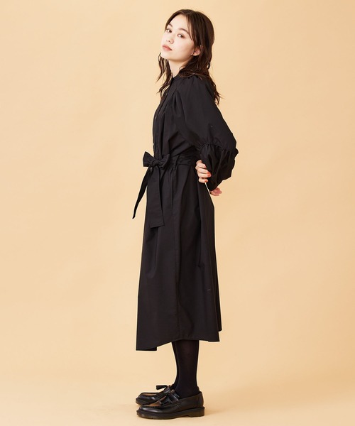 MILKFED.（ミルクフェド）の「WESTERN SHIRT DRESS（ワンピース・レディース・ブラック/ベージュ/ネイビー・ONE SIZE）」の19枚目の写真