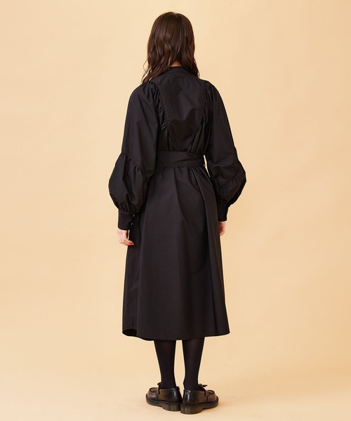 MILKFED.（ミルクフェド）の「WESTERN SHIRT DRESS（ワンピース・レディース・ブラック/ベージュ/ネイビー・ONE SIZE）」の20枚目の写真