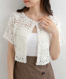 OLIVE des OLIVE | クロシェニットカーディガン(カーディガン/ボレロ)