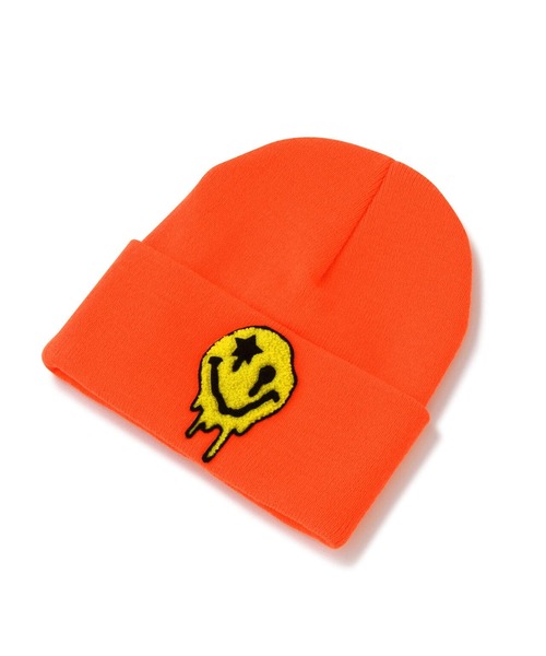 maxsix（マックスシックス）の「maxsix(マックスシックス）MX1281/別注ニットキャップ（ニットキャップ/ビーニー・メンズ・ブラック/オレンジ/グレー/イエロー・F）」の4枚目の写真