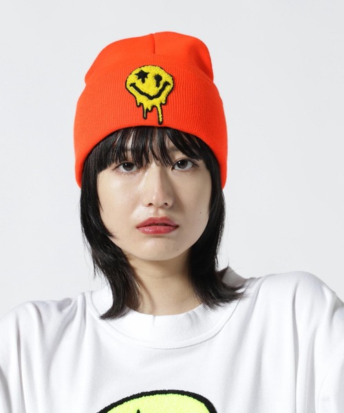 maxsix（マックスシックス）の「maxsix(マックスシックス）MX1281/別注ニットキャップ（ニットキャップ/ビーニー・メンズ・ブラック/オレンジ/グレー/イエロー・F）」の9枚目の写真