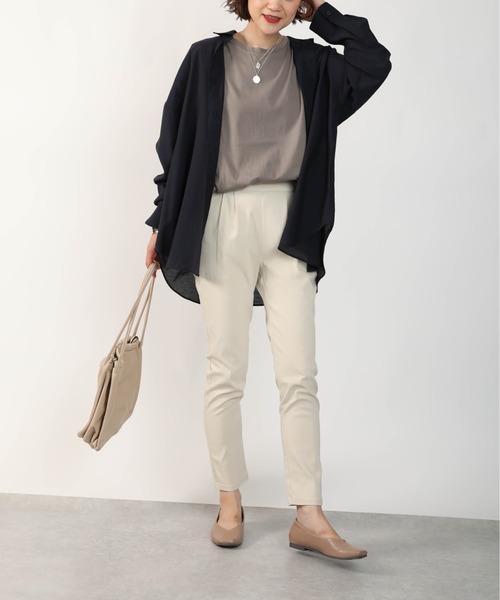 PICCIN（ピッチン）の「ストレッチパンツ（その他パンツ・レディース・ブラック/ベージュ/ブルー/アイボリー・S/M）」の21枚目の写真