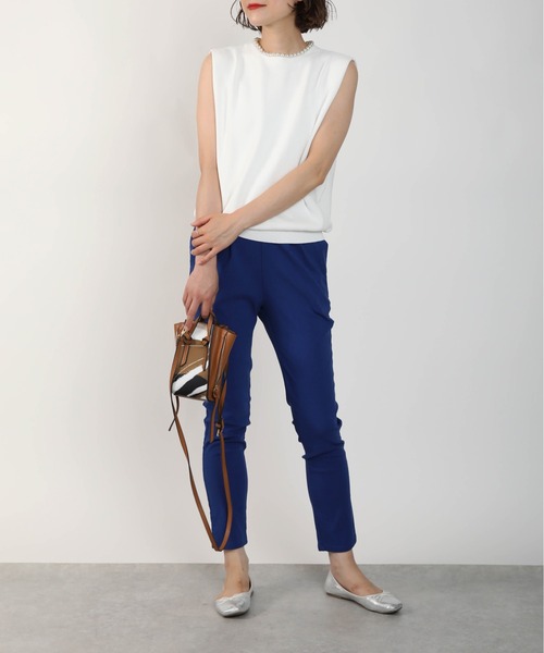 PICCIN（ピッチン）の「ストレッチパンツ（その他パンツ・レディース・ブラック/ベージュ/ブルー/アイボリー・S/M）」の11枚目の写真