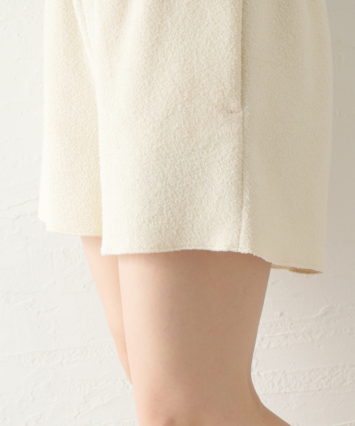 TELA（テラ）の「【TELA/テラ】パイルHSHORTS：ショートパンツ（その他パンツ・レディース・アイボリー・SMALL）」の5枚目の写真