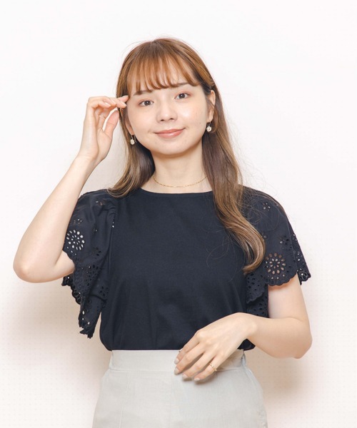 flower(フラワー)の「バタフライティーズ(Tシャツ/カットソー・レディース・ホワイト/ブラック・FREE)」の12枚目の写真