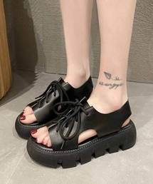 STYLEBLOCK（スタイルブロック）の「レースアップスポーツサンダル（サンダル）」