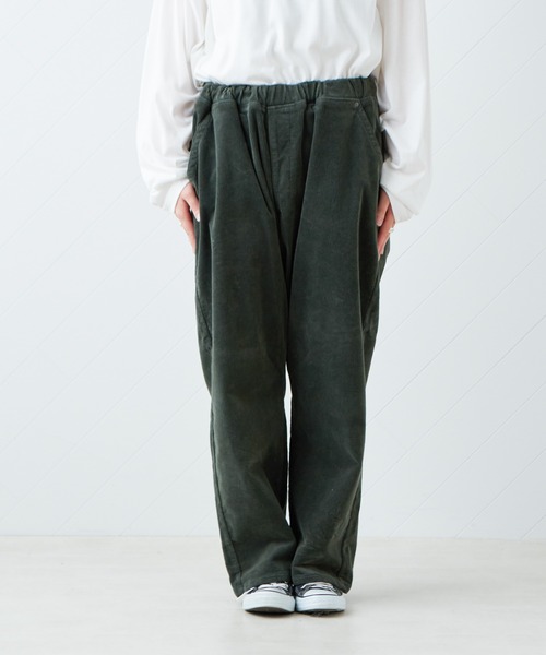 Lee（リー）の「【LEE/リー】【ワンサイズでXS~XXLまでカバーする】コーデュロイテーパードパンツ FLeeasy（その他パンツ・メンズ・ブラウン/グリーン・ONE SIZE）」の18枚目の写真