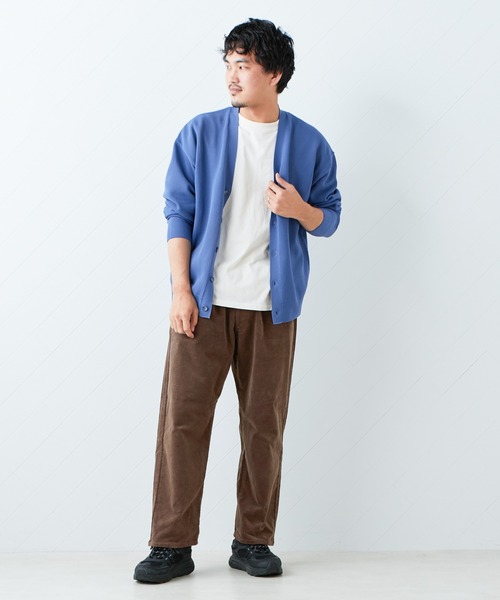 Lee（リー）の「【LEE/リー】【ワンサイズでXS~XXLまでカバーする】コーデュロイテーパードパンツ FLeeasy（その他パンツ・メンズ・ブラウン/グリーン・ONE SIZE）」の14枚目の写真