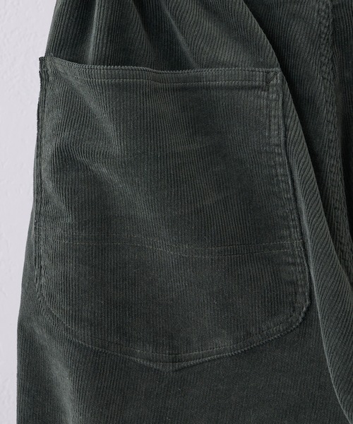 Lee（リー）の「【LEE/リー】【ワンサイズでXS~XXLまでカバーする】コーデュロイテーパードパンツ FLeeasy（その他パンツ・メンズ・ブラウン/グリーン・ONE SIZE）」の9枚目の写真