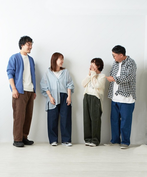 Lee（リー）の「【LEE/リー】【ワンサイズでXS~XXLまでカバーする】コーデュロイテーパードパンツ FLeeasy（その他パンツ・メンズ・ブラウン/グリーン・ONE SIZE）」の6枚目の写真
