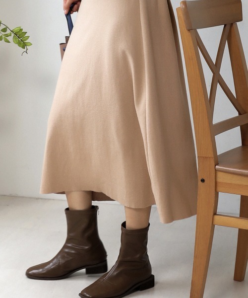 Bou Jeloud（ブージュルード）の「カシュクールニットワンピース（ワンピース・レディース・ブラック/ベージュ・FREE）」の18枚目の写真