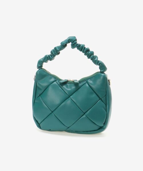 le.coeur blanc（ルクールブラン）の「シャーリングハンドルショルダー（ショルダーバッグ・レディース・グリーン/アイボリー/ブラック・FREE）」の15枚目の写真