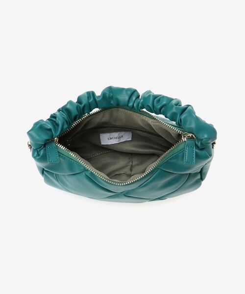 le.coeur blanc（ルクールブラン）の「シャーリングハンドルショルダー（ショルダーバッグ・レディース・グリーン/アイボリー/ブラック・FREE）」の22枚目の写真