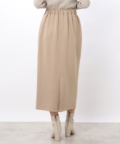 DRESKIP（ドレスキップ）の「◆もちもちナロースカート（スカート・レディース・サンドベージュ/パープル系4/ブラック・02/03/04）」の6枚目の写真