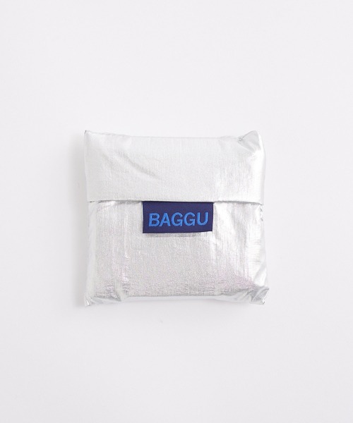 BAGGU(バグー)の「BAGGU/バグゥ メタリック Baby(エコバッグ/サブバッグ・レディース・シルバー/ピンクゴールド・FREE)」の7枚目の写真