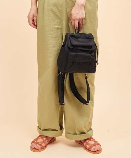 603(ロクマルサン)の「603 スーパーミニ2wayボディバッグ(バックパック/リュック・レディース・ブラック/ホワイト・FREE)」の1枚目の写真