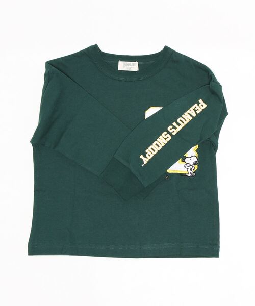 PEANUTS（ピーナッツ）の「【SNOOPY】スヌーピーロンＴ（Tシャツ/カットソー・キッズ・ブラック/レッド/グリーン/オフホワイト/ネイビー/パープル・140/105/130/120/150）」の14枚目の写真