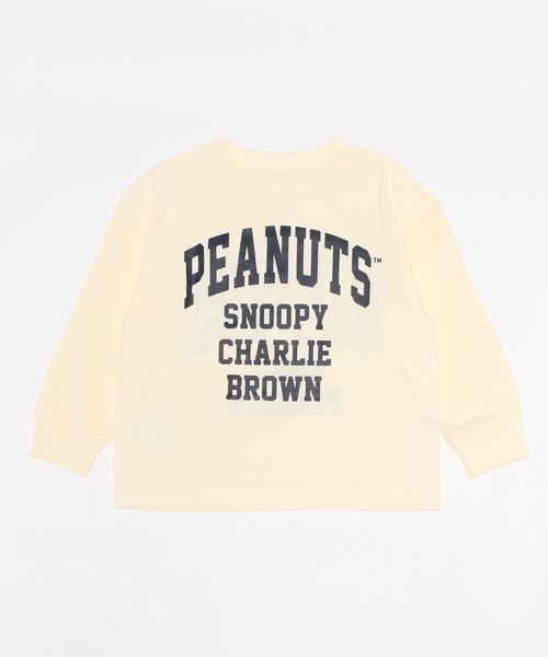 PEANUTS（ピーナッツ）の「【SNOOPY】スヌーピーロンＴ（Tシャツ/カットソー・キッズ・ブラック/レッド/グリーン/オフホワイト/ネイビー/パープル・140/105/130/120/150）」の11枚目の写真