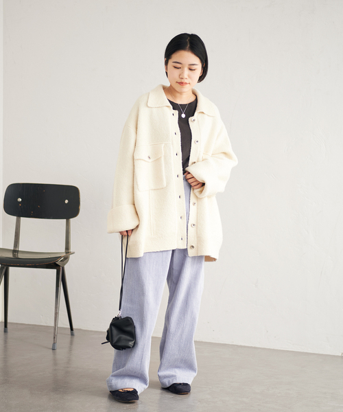 最終価格♡フレームワーク★ニットジャケットSpick &Span セール】ニットブルゾン（ブルゾン）｜FRAMeWORK（フレームワーク）の