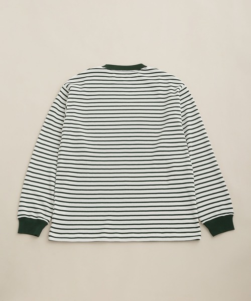 NANO universe(ナノユニバース)の「LB.03/ワッフルボーダークルーネックTシャツ(Tシャツ/カットソー・メンズ・その他1/その他2・L/M/S)」の3枚目の写真