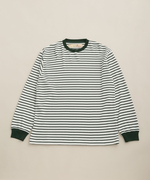 NANO universe(ナノユニバース)の「LB.03/ワッフルボーダークルーネックTシャツ(Tシャツ/カットソー・メンズ・その他1/その他2・L/M/S)」の10枚目の写真