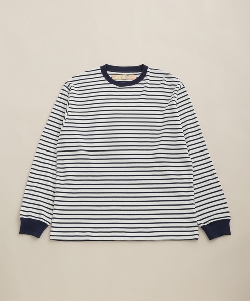 NANO universe(ナノユニバース)の「LB.03/ワッフルボーダークルーネックTシャツ(Tシャツ/カットソー・メンズ・その他1/その他2・L/M/S)」の9枚目の写真