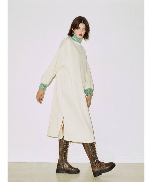 jouetie(ジュエティ)の「リブニットプルオーバーワンピース【WEB限定】(ワンピース・レディース・アイボリー/ブラック/ブルー・MEDIUM)」の17枚目の写真